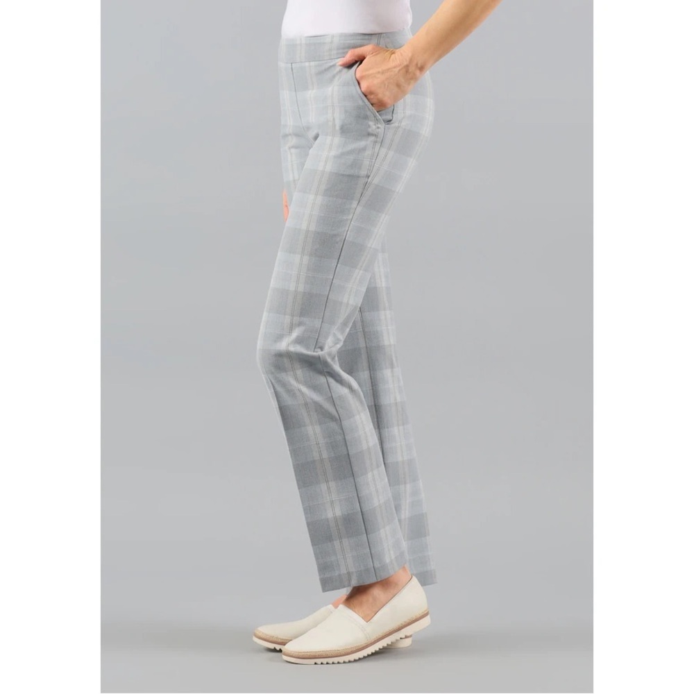 LISETTE | Gray Plaid Trousers Size 8
